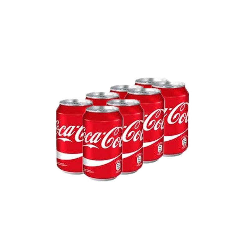 COCA COLA LATAS ( PACK 8) 33 CL