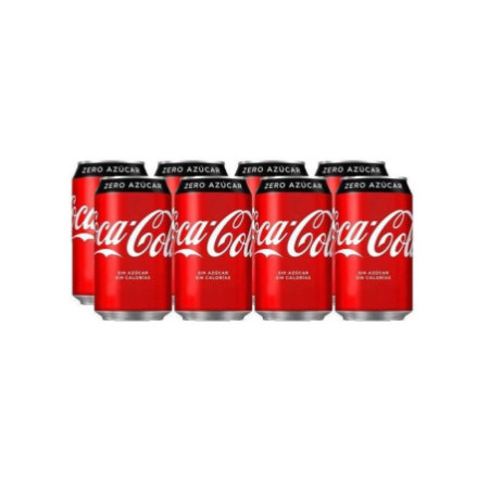 COCA COLA ZERO ( PACK 8) 33 CL